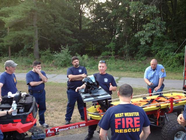 ATV 1277 Training at the well fields on Dewitt Road. July 2012